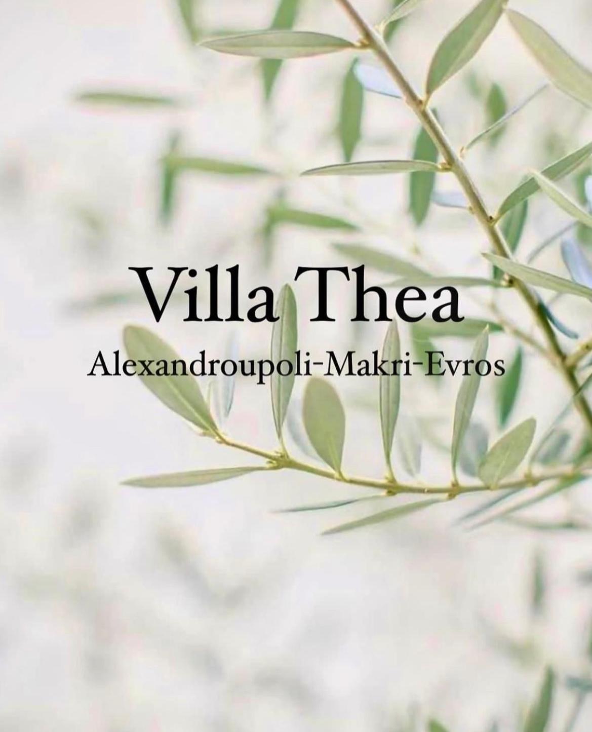 Villa Thea Nea Nea Makri Extérieur photo